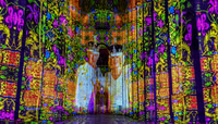 Ely Cathedral Crown and Coronation light show
